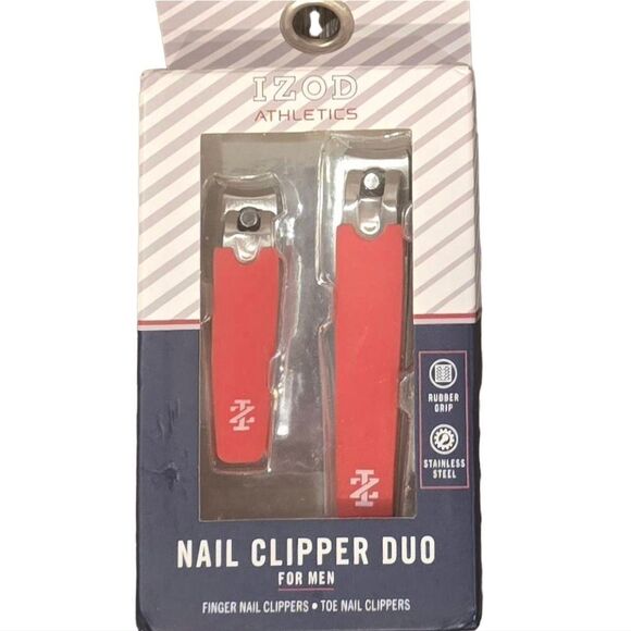 IZod Athletics Stainless Steel Nail Clipper Duo - Picture 1 of 2
